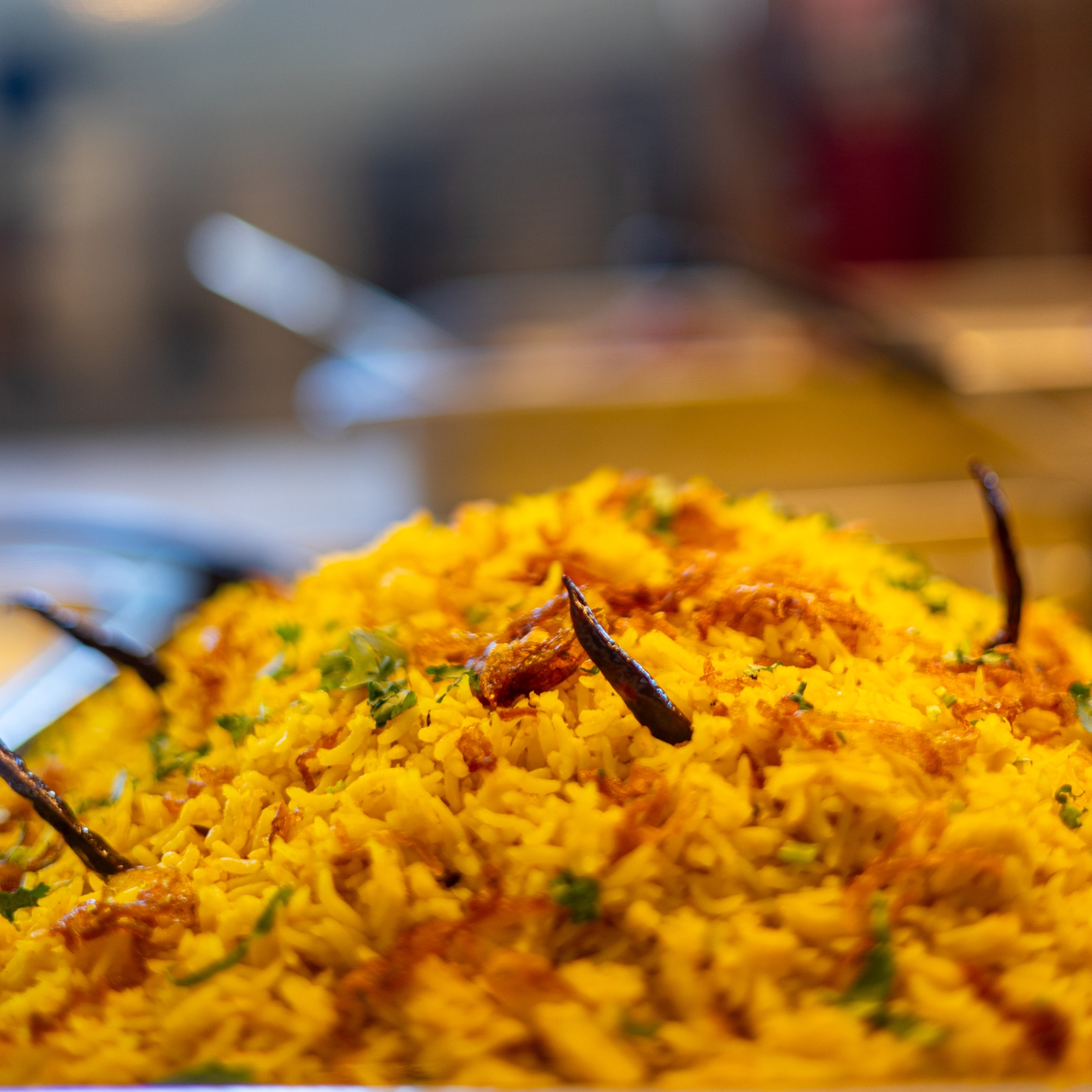 Biryani dish from Adda restaurant in Parkchester, Bronx
