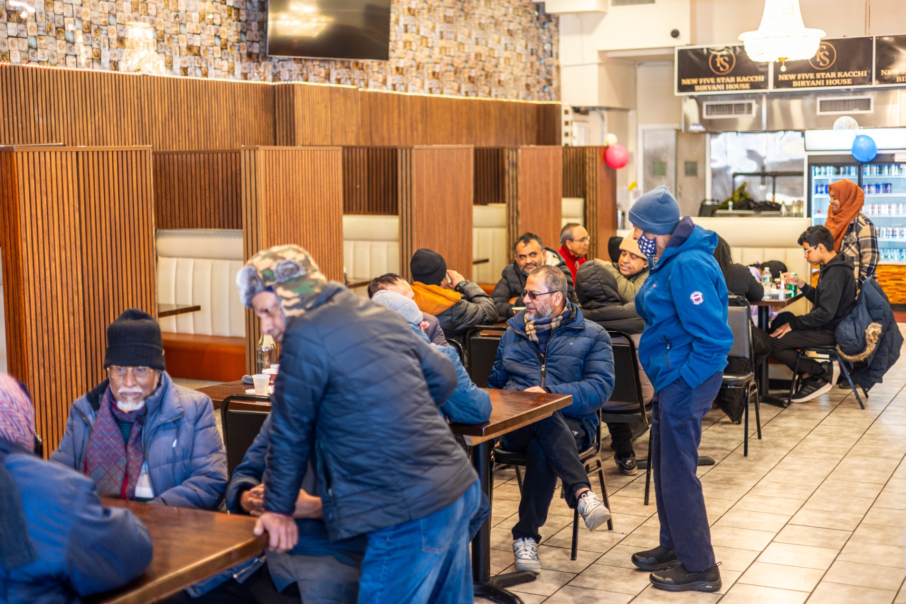 Five Star Kacchi Biryani House dining interior in Parkchester, Bronx